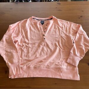 Women’s Gap Peachy Pink Casual Sweatshirt - Large